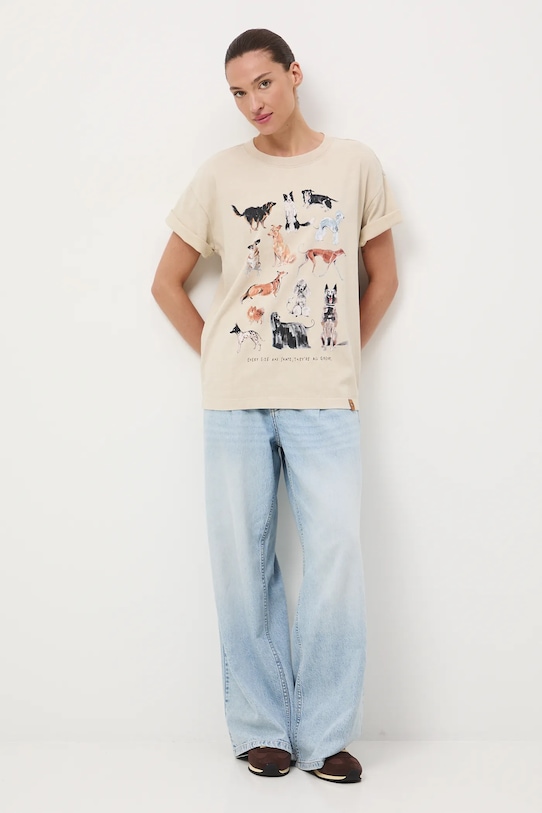 Medicine tricou din bumbac RW25-TSD450 bej RW25