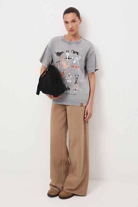 Medicine t-shirt bawełniany RW25-TSD450 szary RW25