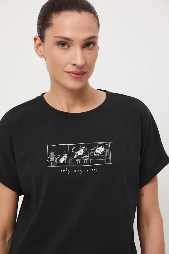 Medicine t-shirt bawełniany szary RW25-TSD451