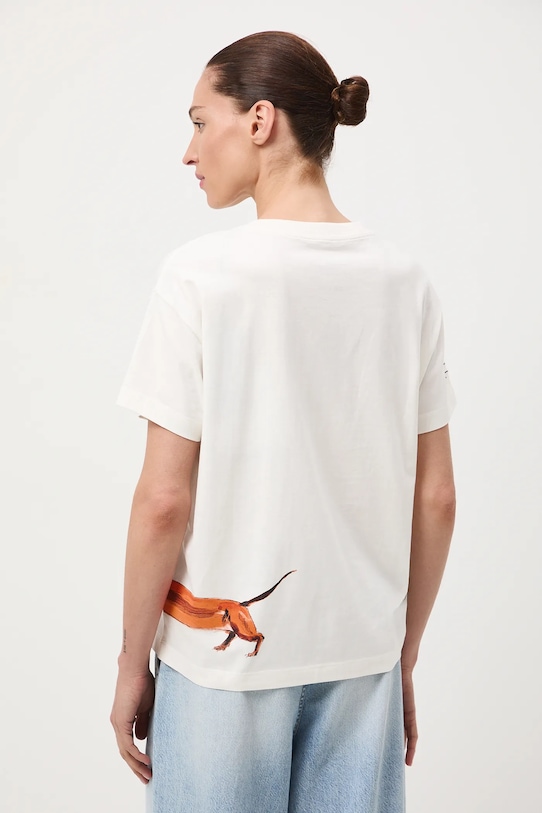 Îmbrăcăminte Medicine tricou din bumbac RW25-TSD452 bej