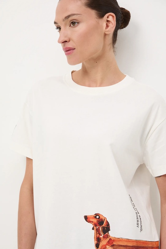 Medicine tricou din bumbac bej RW25-TSD452