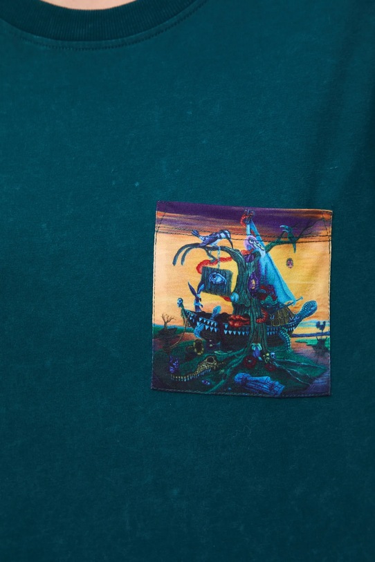 T-shirt bawełniany damski z kolekcji Tajemniczy Świat Medicine RW25-TSD555