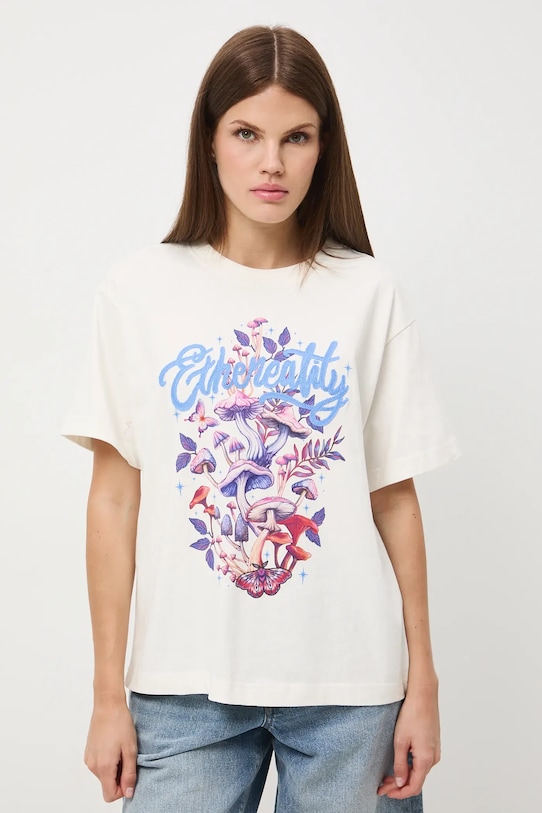 Medicine t-shirt bawełniany RW25-TSD602 beżowy RW25