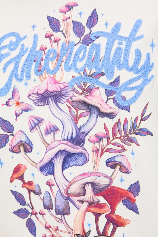 Medicine t-shirt bawełniany RW25-TSD602 beżowy