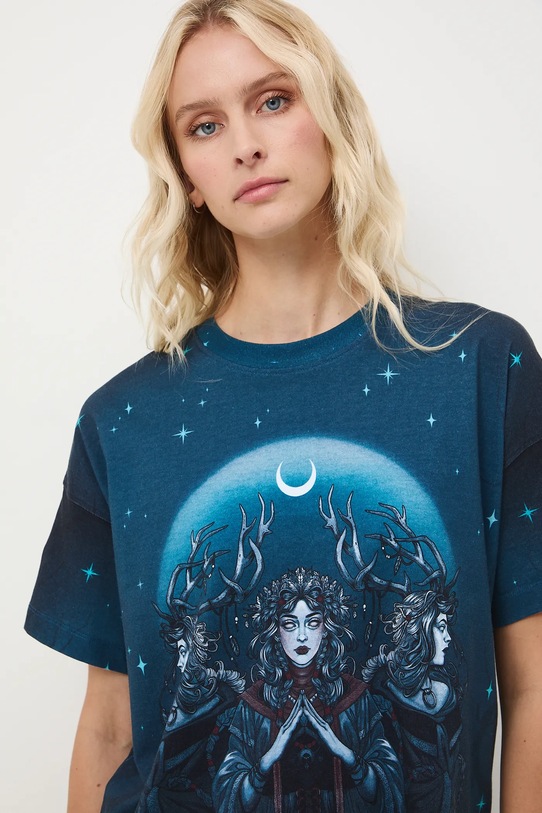 Medicine t-shirt bawełniany czarny RW25-TSD703