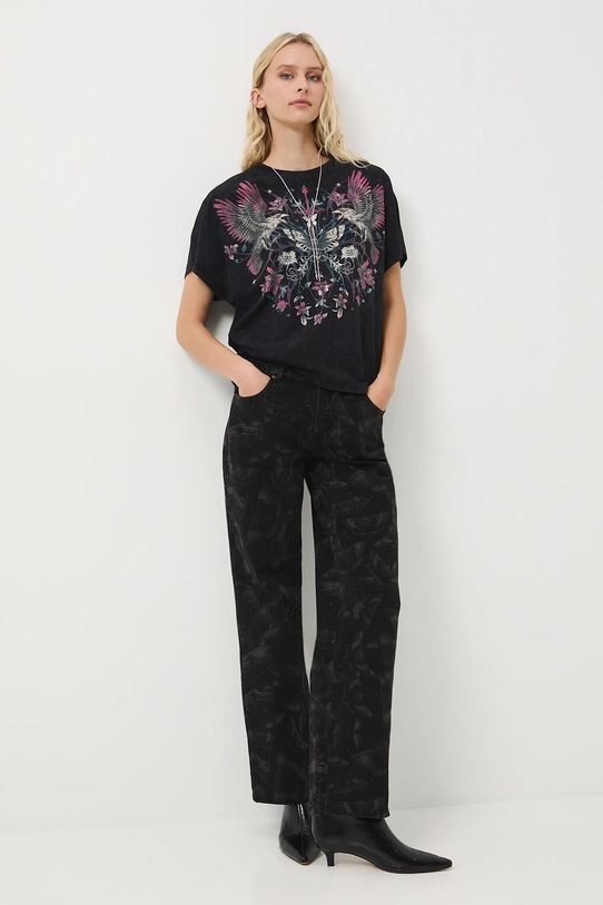 Medicine t-shirt bawełniany nadruk szary RW25-TSD704