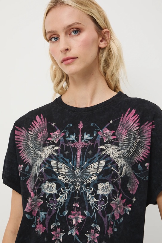 Medicine t-shirt bawełniany szary RW25-TSD704