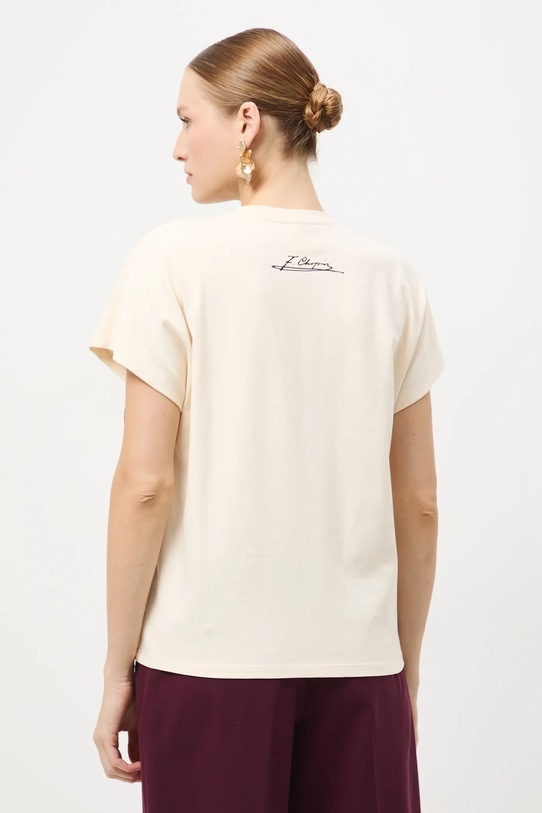 Medicine t-shirt bawełniany beżowy RW25-TSD756
