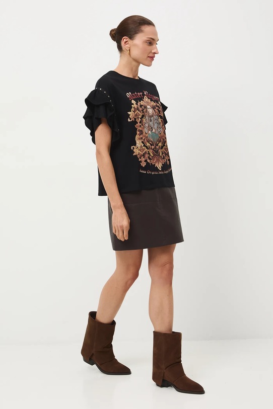 Medicine t-shirt bawełniany RW25-TSD851 czarny RW25