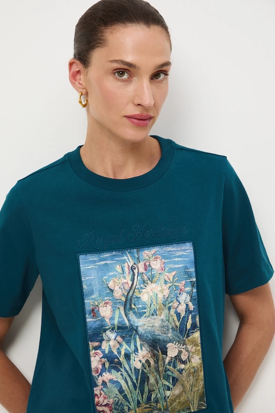 Îmbrăcăminte Medicine tricou din bumbac RW25-TSD852 turcoaz