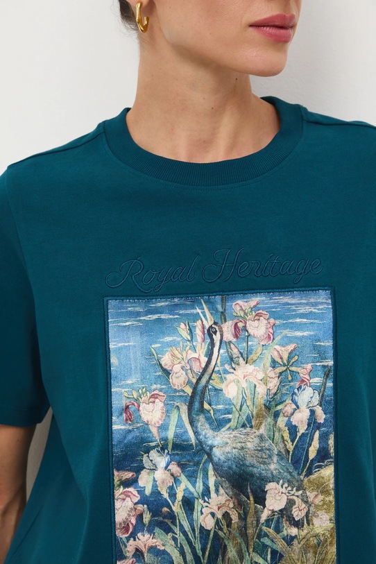 Medicine t-shirt bawełniany RW25-TSD852 turkusowy