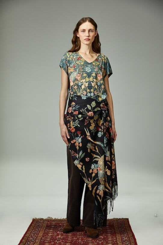 Tričko dámske Kráľovská kolekcia RW25-TSD853 tyrkysová RW25