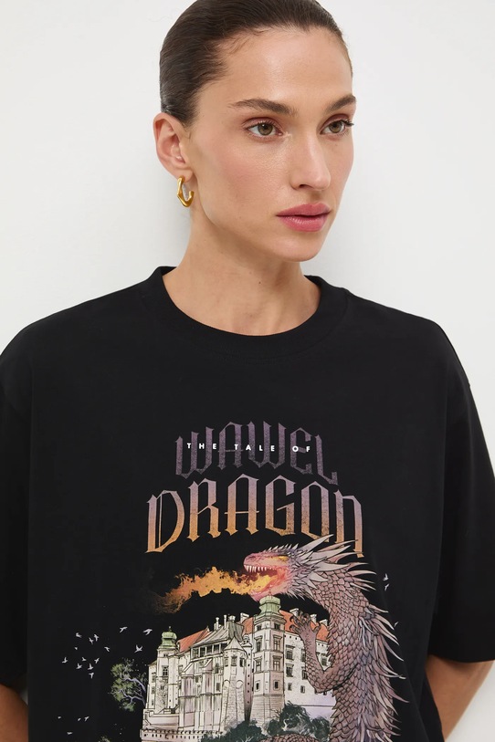 Medicine t-shirt bawełniany RW25-TSD855 czarny