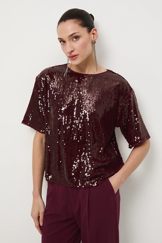 Medicine t-shirt bordowy RW25-TSDA05