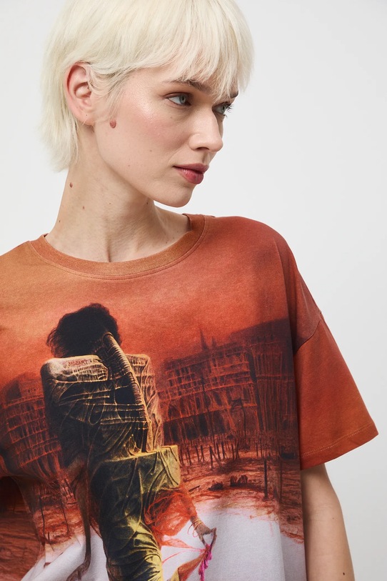 Medicine tricou RW25-TSDA50 maro