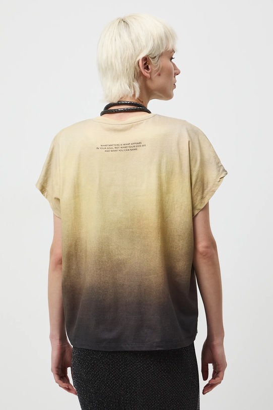 Pamučna majica Medicine zlatna RW25-TSDA51