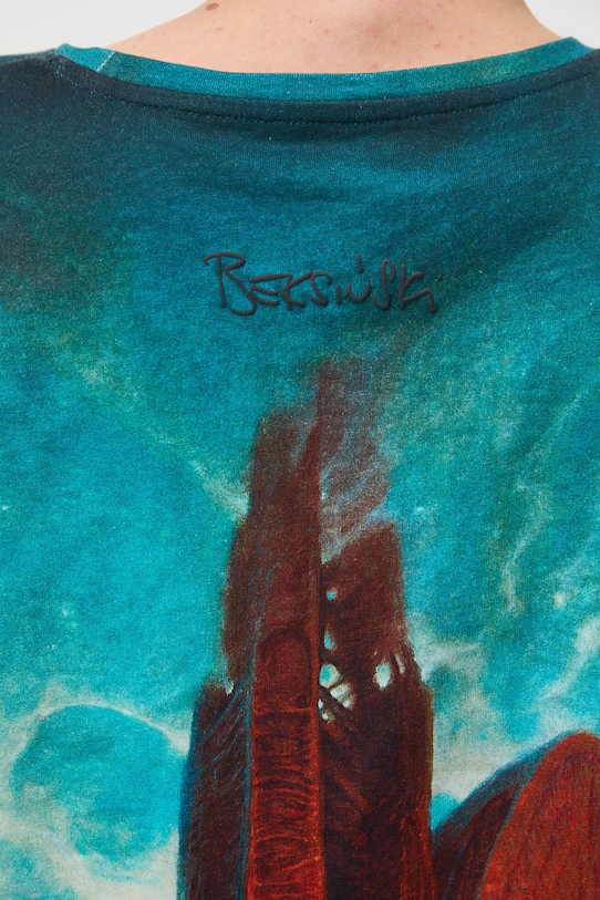 Bavlněné tričko dámské z kolekce Zdzisław Beksiński x Medicine RW25-TSDA52