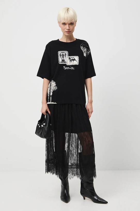 Odzież Medicine t-shirt bawełniany RW25-TSDA56 czarny