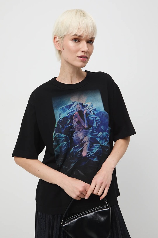 Odzież Medicine t-shirt bawełniany RW25-TSDA60 czarny