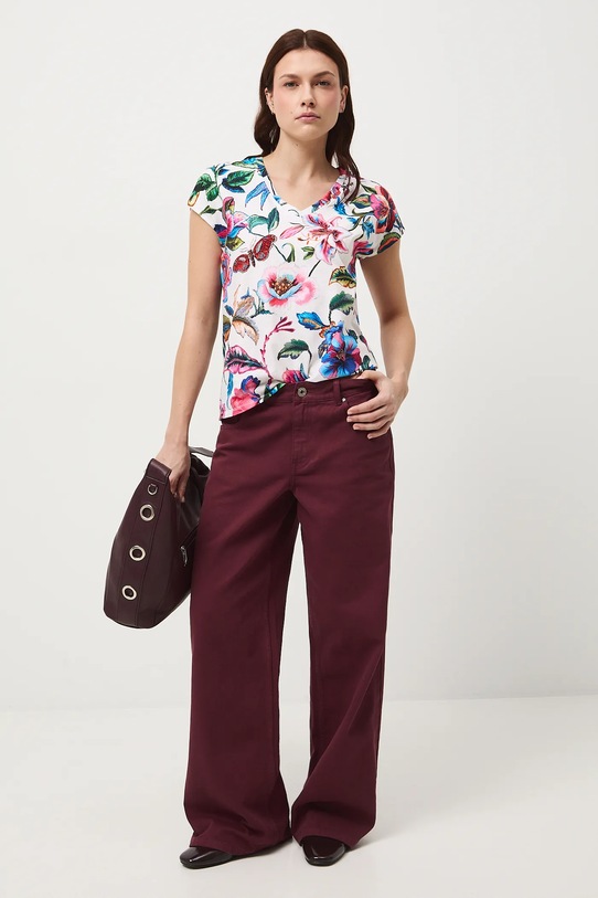 Medicine t-shirt bawełniany RW25-TSDB00 beżowy RW25