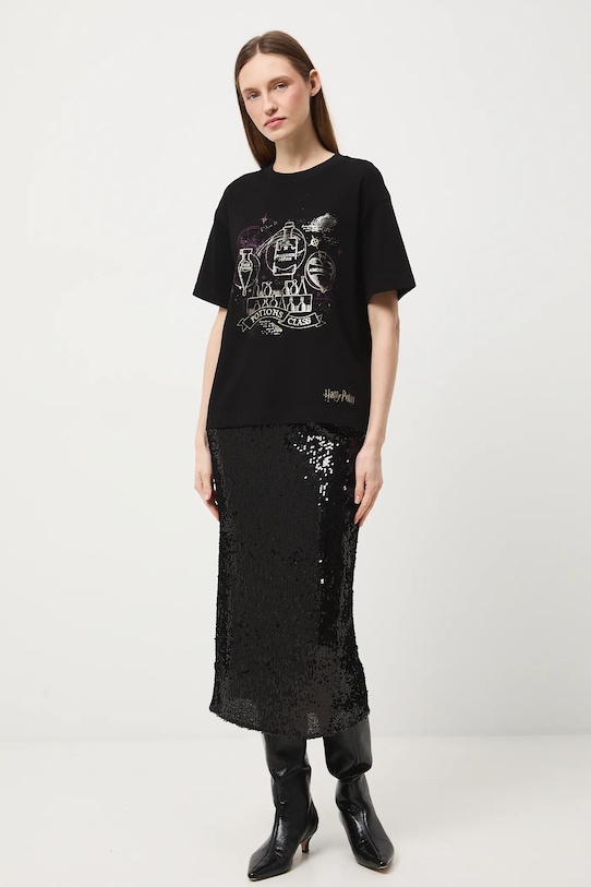 Medicine t-shirt bawełniany RW25-TSDB51 czarny RW25