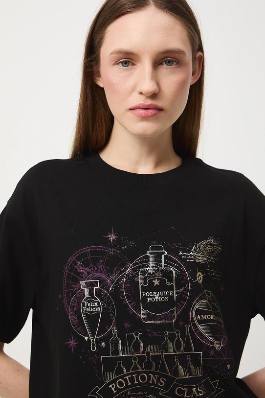 Medicine t-shirt bawełniany RW25-TSDB51 czarny