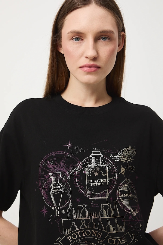 Medicine t-shirt bawełniany RW25-TSDB51 czarny