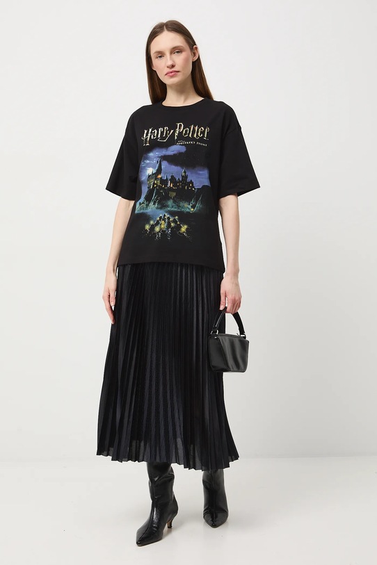 Oblečení Tričko dámské z kolekce Harry Potter RW25-TSDB57 černá