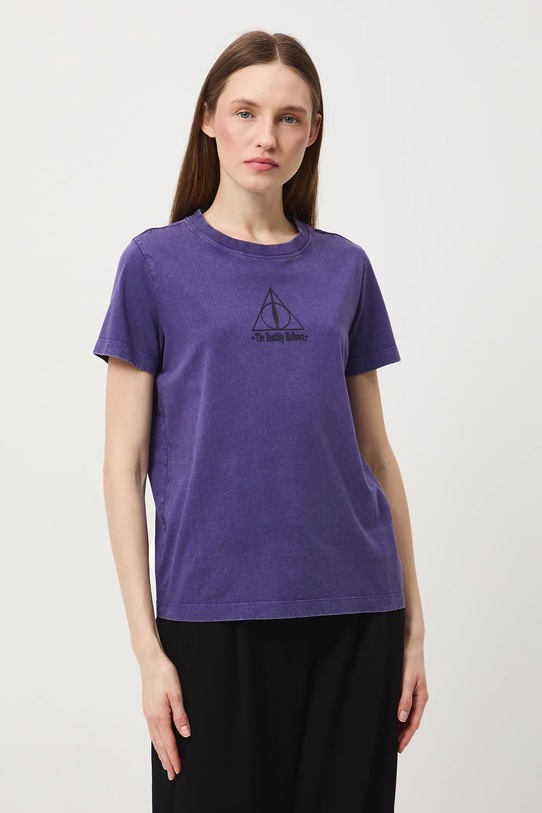 Medicine t-shirt bawełniany RW25-TSDB58 fioletowy RW25