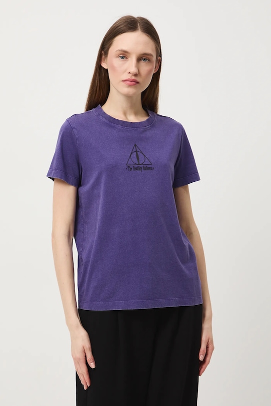 Medicine t-shirt bawełniany RW25-TSDB58 fioletowy RW25