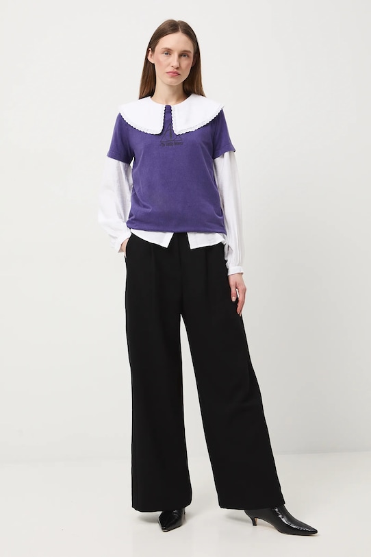 Odzież Medicine t-shirt bawełniany RW25-TSDB58 fioletowy