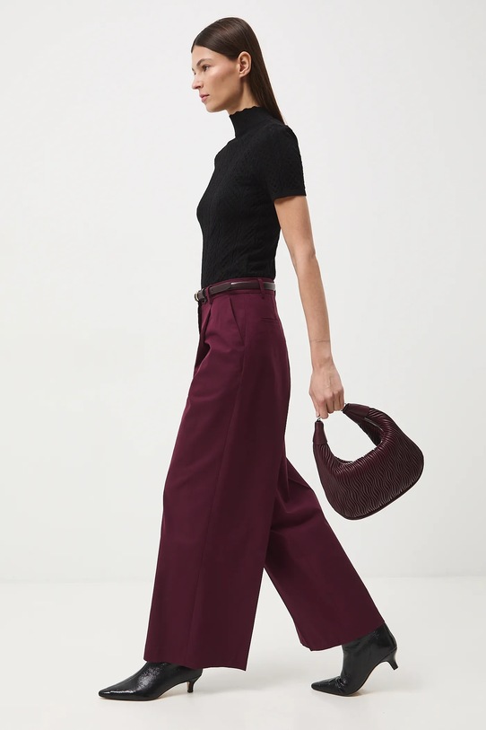 T-shirt damski ażurowy z wiskozą pozostałe czarny RW25-TSDC01