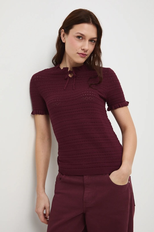 Medicine t-shirt bordowy RW25-TSDC02