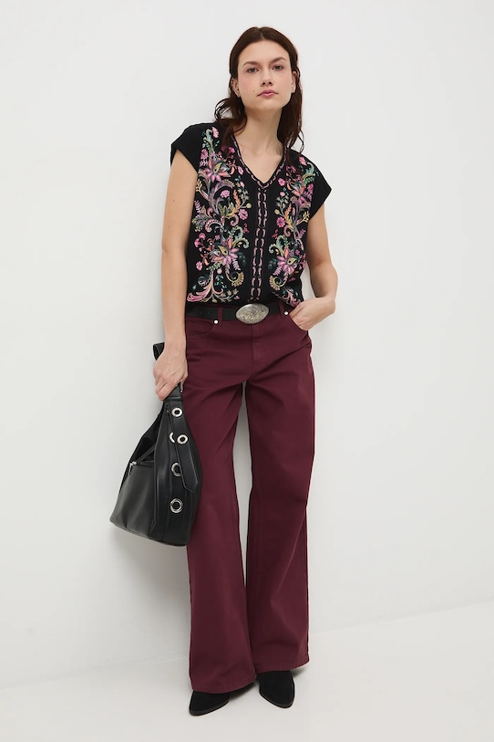 Medicine t-shirt bawełniany RW25-TSDC03 czarny RW25