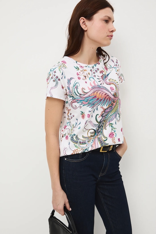 Ruházat Medicine pamut póló RW25-TSDC04 bézs