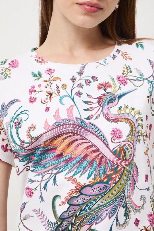 Medicine t-shirt bawełniany RW25-TSDC04 beżowy