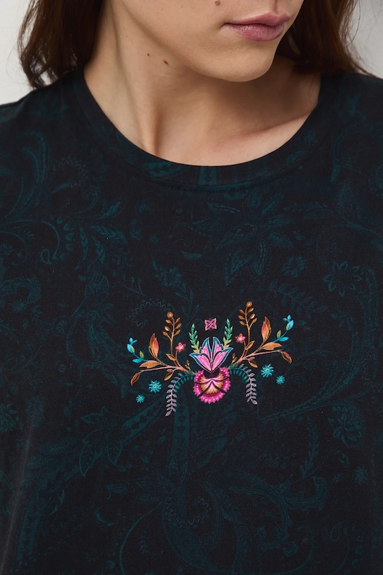 Medicine pamut póló RW25-TSDC04 fekete