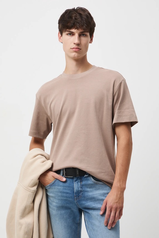 Medicine t-shirt bawełniany bawełna brązowy RW25-TSM051