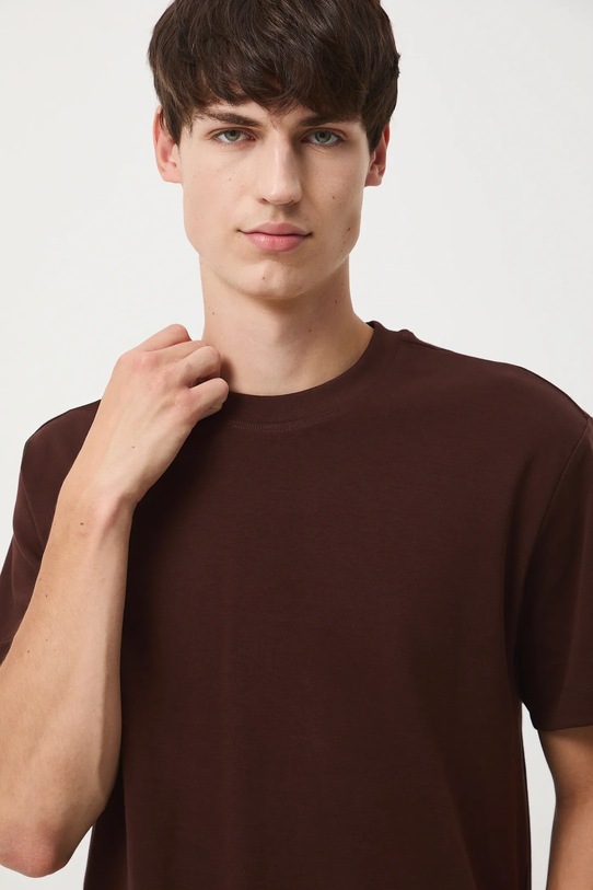 Medicine t-shirt bawełniany RW25-TSM051 brązowy