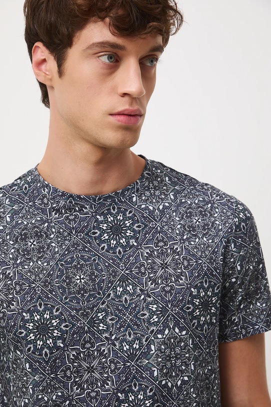 Medicine t-shirt bawełniany granatowy RW25-TSM071