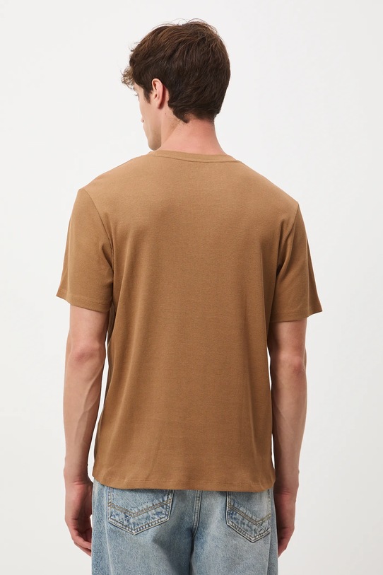 Odzież Medicine t-shirt bawełniany RW25-TSM072 brązowy