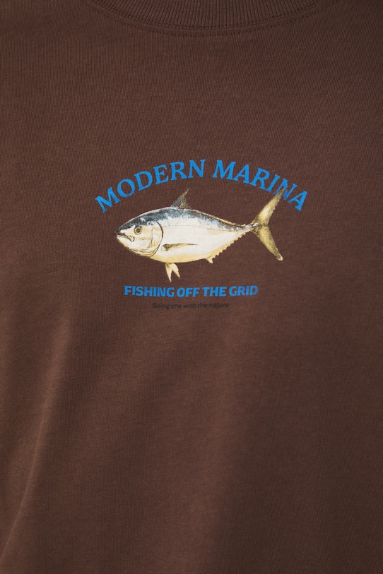 Medicine t-shirt bawełniany RW25.TSM101 brązowy