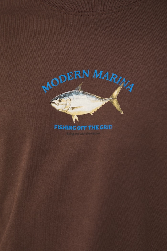 Medicine t-shirt bawełniany RW25.TSM101 brązowy