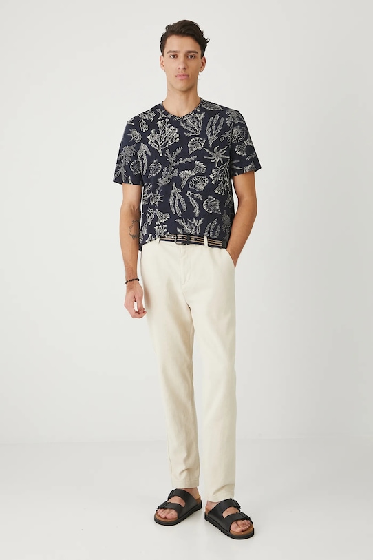 Medicine tricou din bumbac RW25.TSM102 bleumarin RS26
