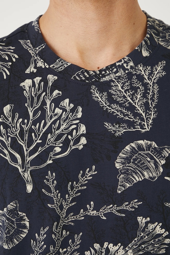 Medicine tricou din bumbac RW25.TSM102 bleumarin
