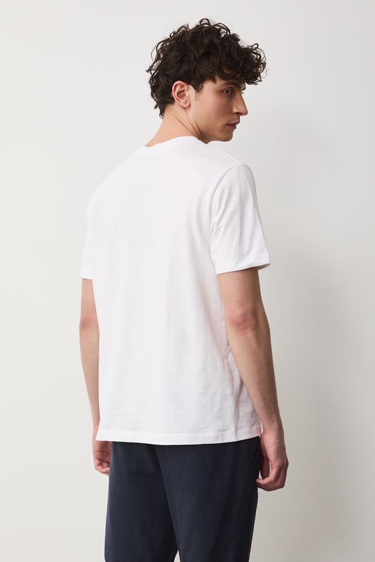 Odzież Medicine t-shirt męski bawełniany RW25-TSM108 biały