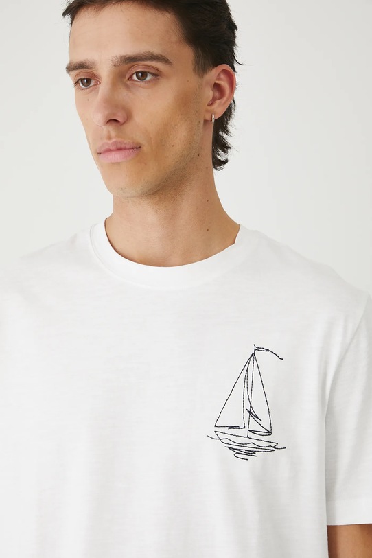 Medicine t-shirt męski bawełniany biały RW25-TSM108