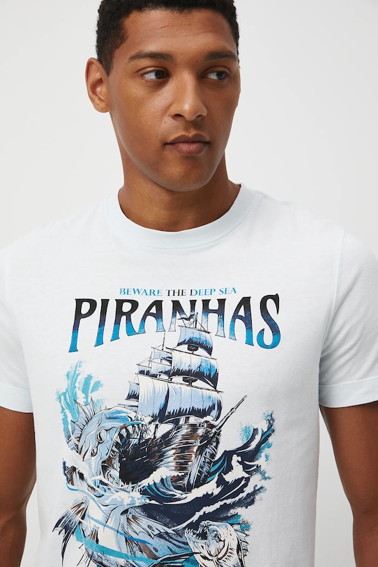 Medicine t-shirt bawełniany niebieski RW25.TSM111