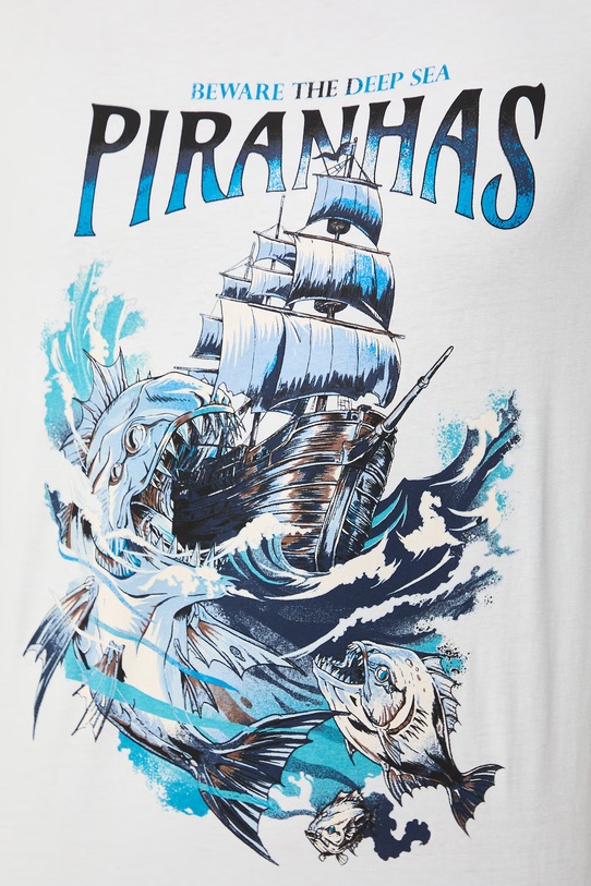 Хлопковая футболка Medicine RW25.TSM111 голубой