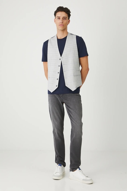 Medicine t-shirt męski bawełniany z elastanem RW25-TSM112 granatowy RS26